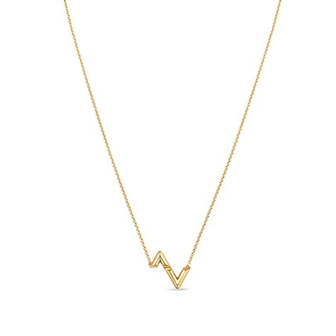 lv upside necklace|LV Volt Upside Down Pendant, Yellow Gold .